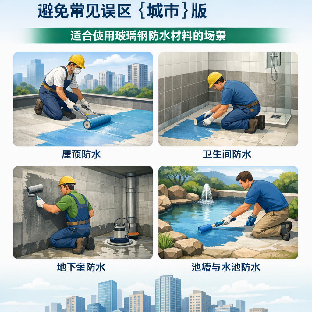 玻璃钢防水材料施工注意事项，避免常见误区 甘孜 版